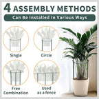 TCBWFY Plant Support Stakes for Large Heavy Plants, Interlock Garden Supports - Image 4