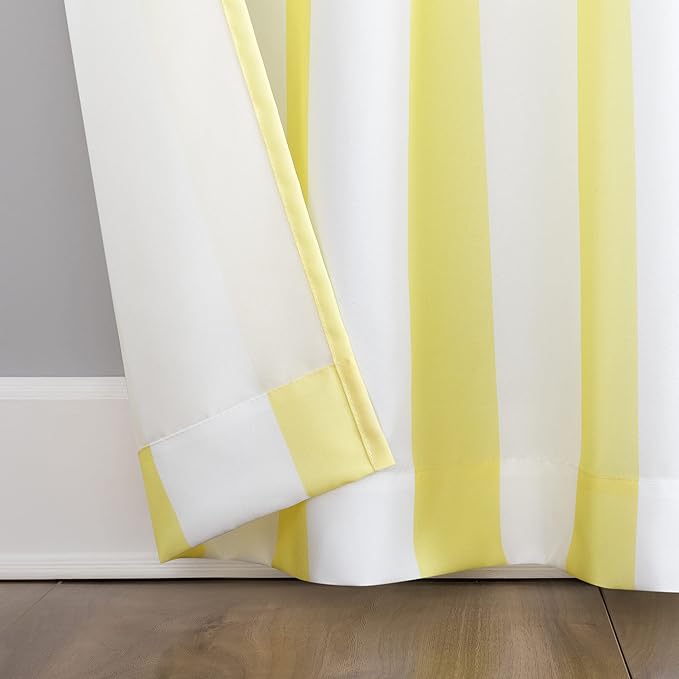Sun Zero Valencia 2-Pack Cabana Stripe Indoor/Outdoor UV Protectant Energy - Image 4
