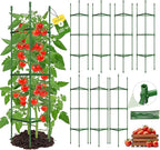 8 Pack Tomato Cages for Garden, Heavy Duty Adjustable Tomato Stake Support for by MQHUAYU
