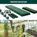 MAXPACE 125pcs Garden Stakes Kit: Includes 40 Sets of Fiberglass Plant Sticks - Image 5