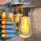 Outdoor String Led Patio Lights - 50Ft 15M Outside Waterproof Light - Image 6