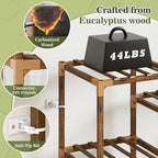 EnHomee Plant Stand Indoor Plant Stands Outdoor Tall Plant Shelf - Image 7