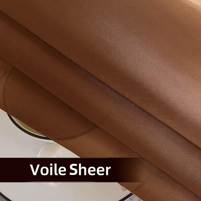 SpaceDresser Waterproof Outdoor Sheer Curtains - Image 9