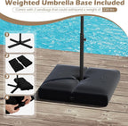 Tangkula 10ft Solar LED Patio Umbrella - Image 7