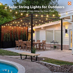 addlon 100FT Solar String Lights Outdoor - Image 9