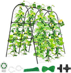 Cucumber Trellis for Raised Bed, U-Shape Garden Trellis for Climbing Plants by MQHUAYU