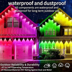 Permanent Outdoor Lights, 400ft RGB Outdoor Led Lights, Music Synchronised Eave - Image 4