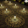 6 Pack Solar Lights Outdoor Garden Decorative Mandala Solar Garden Lights by gardencave