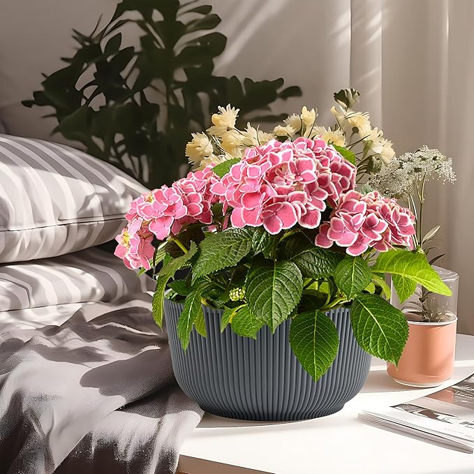 T4U 8 Inch Plant Pots, 2 Pack Self Watering Planter - Image 7