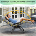 Suteck Oversized Zero Gravity Chair, 33In XXL Lounge Chair w/Removable - Image 5