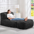 Hobestluk Bean Bag Chair Big Bean Bag Lounger - Image 3