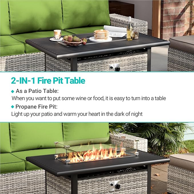 9-Piece Outdoor Patio Furniture Set - Image 8