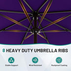 AreShark 9 FT Patio Umbrella for Outdoor, Outdoor Table Umbrella - Image 3