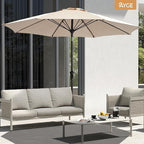 Ayge 9FT Large Outdoor Patio Umbrella Market Table Umbrella-UV Resistant - Image 5