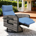 Outdoor Recliner Chair, Wicker Patio Recliners by zzw