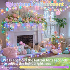 Connectable 200 LED Easter Lights Indoor Outdoor - Image 4