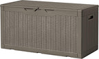 Devoko 97 Gallon Deck Box, Waterproof Resin Outdoor Storage Box by DEVOKO