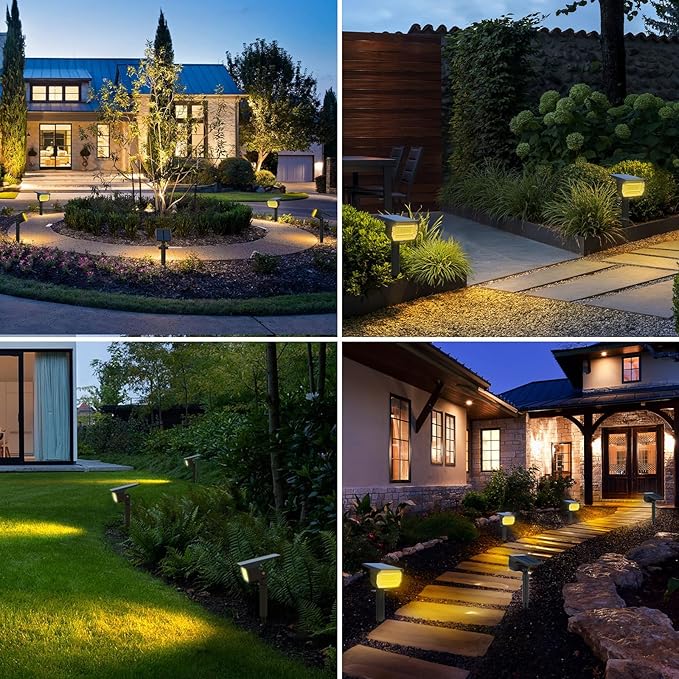 nipify 12 Pack Solar Spot Lights Outdoor Motion Sensor - Image 6