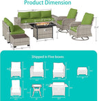 10-Piece Outdoor Patio Furniture Set - Image 6