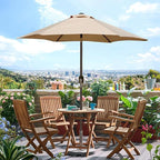 Blissun 7.5 ft Patio Umbrella, Yard Umbrella, Outdoor Market Umbrella - Image 5
