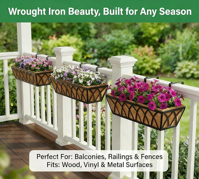 Y&M Planter, 24in Metal Box - Image 8