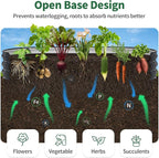 Kesfitt Raised Garden Bed, Oval Open-Bottom Design, 12-Inch Deep - Image 4
