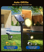 Solar Spot Lights for Outside, 21 LED Outdoor Solar Lights for Yard, 4 Pack - Image 2