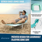 Ostrich 72 by 22 Inch Versatile Chaise Lounge Portable Reclining Lounger - Image 5