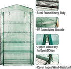 Worth Garden 50% Extra Wide Mini Greenhouse 5 Tier Portable Plant Green House - Image 2
