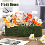 Maxdot 4 Pack Moss Window Box Planters, 16 Inch Rectangular Decorative Planter - Image 3