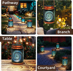 Solar Lanterns Outdoor Hanging Lantern Metal Waterproof LED Lantern - Image 5