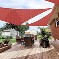 Patio Paradise 8' x 8' x 8' Sun Shade Sail Triangle Canopy Shade Cloth Fabric by Patio
