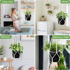 2-Pack 7.1-Inch Self-Watering Hanging Planters - Image 7
