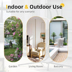 DoubleTT Double Indoor/Outdoor Wicker Swing Egg Chair Hammock Foldable Hanging - Image 6