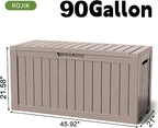 ROJIK Outdoor Storage Housing Deck Box - Image 2