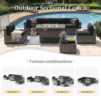 Aoxun 8 Piece Patio Furniture Set - Image 7