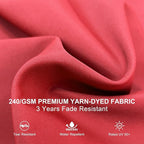 PURPLE LEAF 10' X 13' Patio Umbrella Outdoor Rectangle Umbrella Large - Image 4