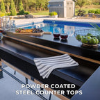 Backyard Discovery Palisade 9' x 6' Cedar Wood Outdoor Bar Set - Image 7