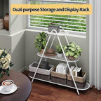 Plant Stand for Patio, 3-Tier Metal Plant Shelf–Indoor/Outdoor Display Rack for - Image 6