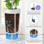 24in Tall Self-Watering Planters Set of 2 - Image 5