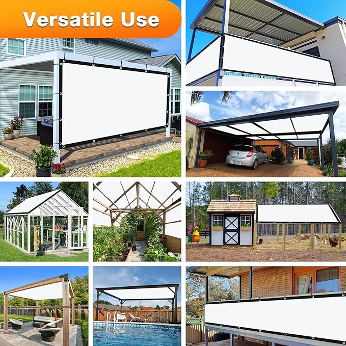 Artpuch Outdoor Pergola Shade Cover 11' X 13' Sun Shade Cloth - Image 6