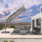 PURPLE LEAF Patio Umbrella 10' X 10' Rectangle Cantilever Umbrella Large - Image 2