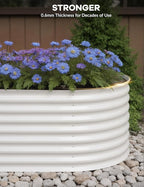 GarveeLife 8x4x2 ft Galvanized Raised Garden Bed - Image 6