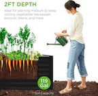 Best Choice Products 4x2x2ft Outdoor Metal Raised Garden Bed, Deep Root Box - Image 4