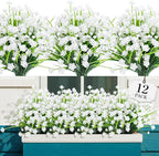 AGIRL 12 Bundles Artificial Flowers by AGIRL