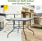 Tangkula 35 Inch Patio Dining Table - Image 8