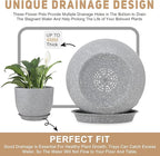 Plant Pots 12/10/9 inch Set of 3, Flower Pots - Image 3