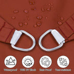 Artpuch Waterproof Sun Shade Sail, UV Resistant Rain Canopy, Curved Edges Shade - Image 2