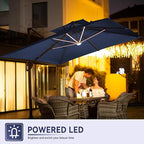 10 X 13 FT Cantilever Outdoor Patio Umbrella - Image 2