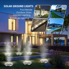 Solar Ground Lights 16 Packs, Garden Solar Outdoor Waterproof Pathway Bright - Image 5